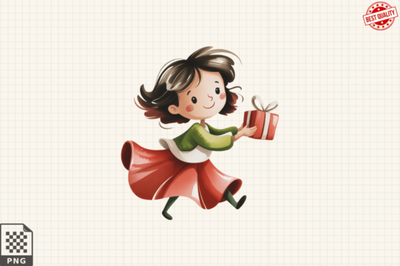 Bringing Holiday Cheer to Life with Christmas Girl Clipart PNG and Cute Girl PNG Designs