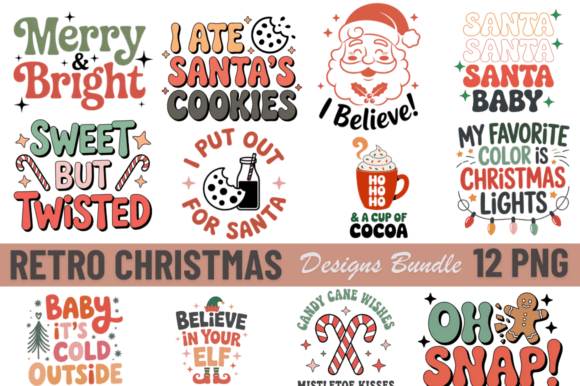 Elevating Holiday Merchandise with a Merry Christmas Sayings PNG Bundle