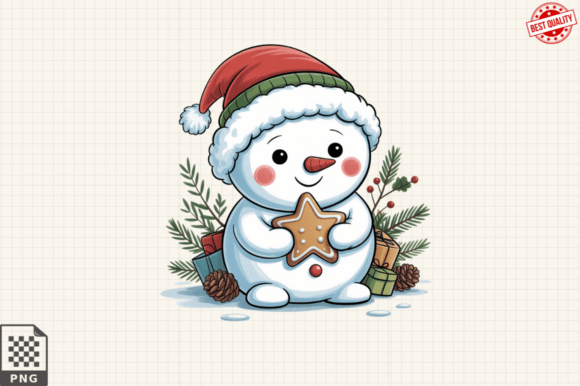Funny Christmas Animal Clipart Design