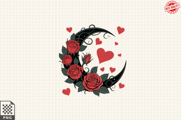 Gothic Valentine's Day Clipart: A Darkly Elegant Addition to Your Creative Projects