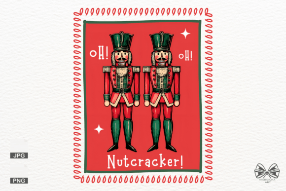 Integrating Nutcracker Christmas Stamp Png Clipart into Your Holiday Design Workflow